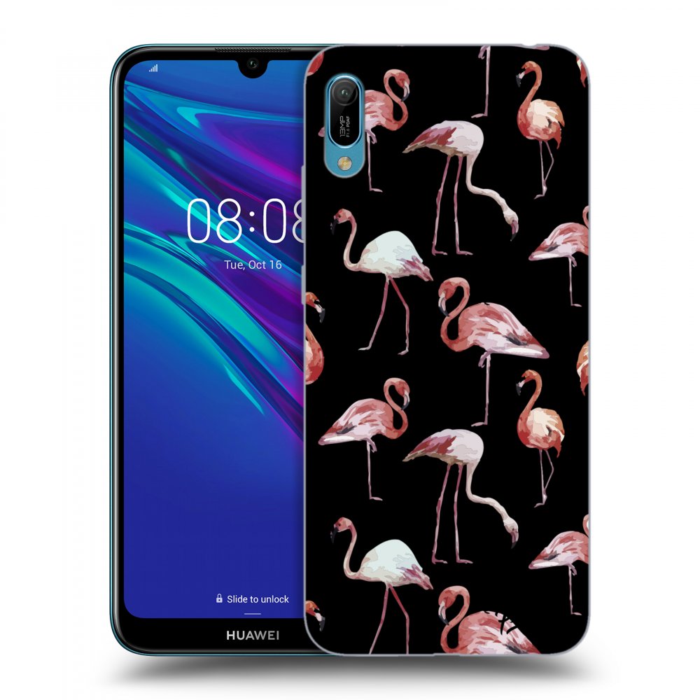 Picasee ULTIMATE CASE für Huawei Y6 2019 - Flamingos