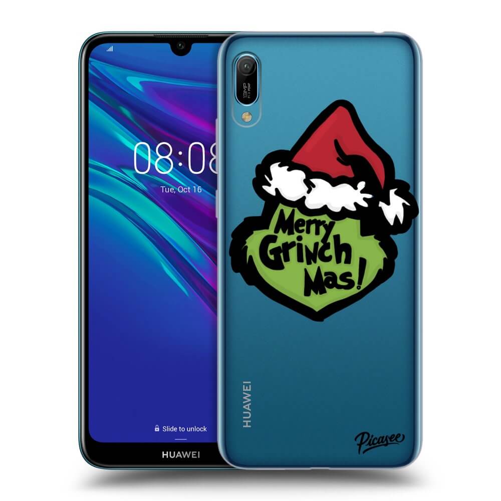 Picasee Huawei Y6 2019 Hülle - Transparentes Silikon - Grinch 2
