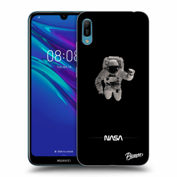 Picasee Huawei Y6 2019 Hülle - Schwarzes Silikon - Astronaut Minimal
