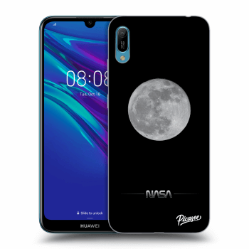 Picasee Huawei Y6 2019 Hülle - Schwarzes Silikon - Moon Minimal