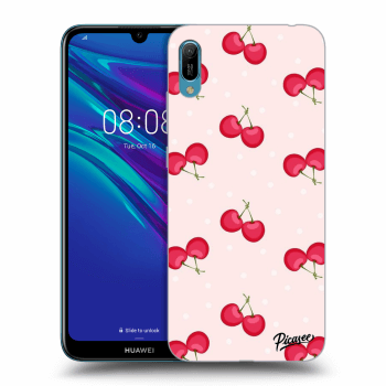 Picasee Huawei Y6 2019 Hülle - Schwarzes Silikon - Cherries
