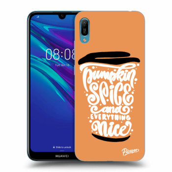 Hülle für Huawei Y6 2019 - Pumpkin coffee