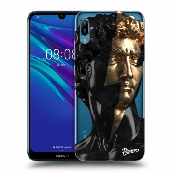 Picasee Huawei Y6 2019 Hülle - Transparentes Silikon - Wildfire - Black