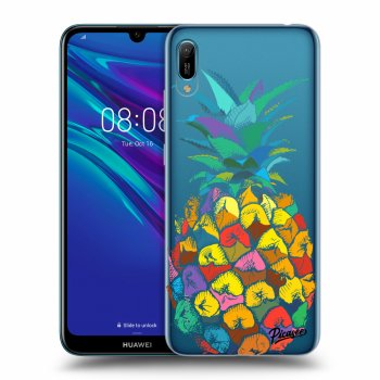 Picasee Huawei Y6 2019 Hülle - Transparentes Silikon - Pineapple