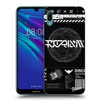 Picasee Huawei Y6 2019 Hülle - Transparentes Silikon - BLACK DISCO