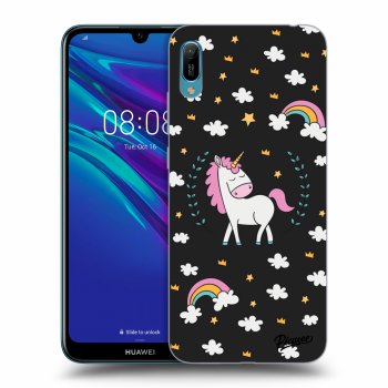 Hülle für Huawei Y6 2019 - Einhorn Sternenhimmel