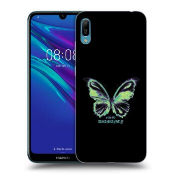 Picasee Huawei Y6 2019 Hülle - Transparentes Silikon - Diamanty Blue