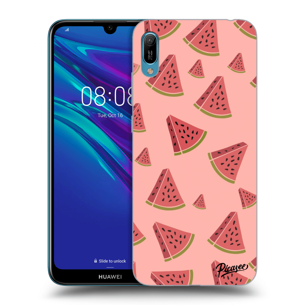 Picasee Huawei Y6 2019 Hülle - Transparentes Silikon - Watermelon