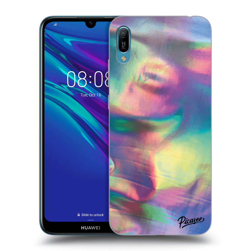 Picasee Huawei Y6 2019 Hülle - Schwarzes Silikon - Holo