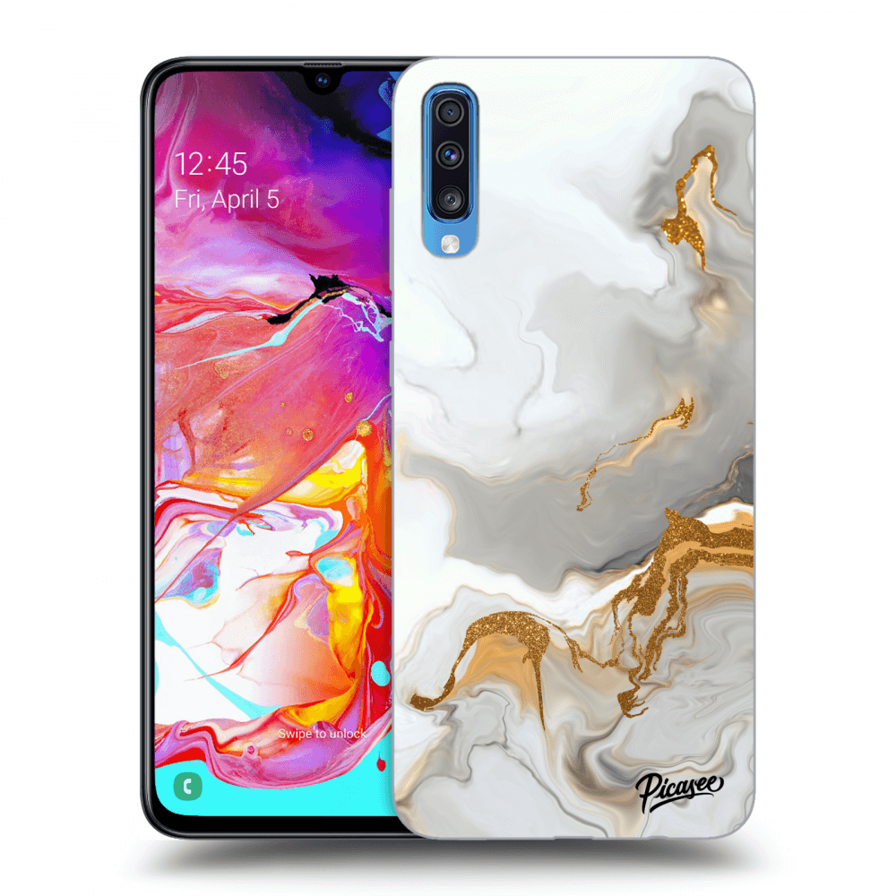 Picasee Samsung Galaxy A70 A705F Hülle - Transparentes Silikon - Her