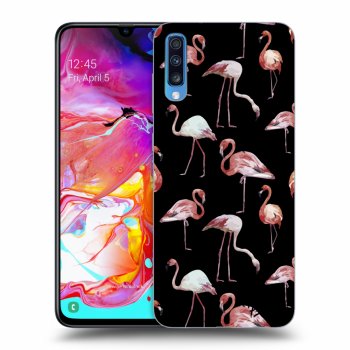 Picasee ULTIMATE CASE für Samsung Galaxy A70 A705F - Flamingos