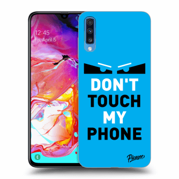 Hülle für Samsung Galaxy A70 A705F - Shadow Eye - Blue