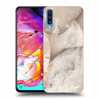 Hülle für Samsung Galaxy A70 A705F - Cream marble