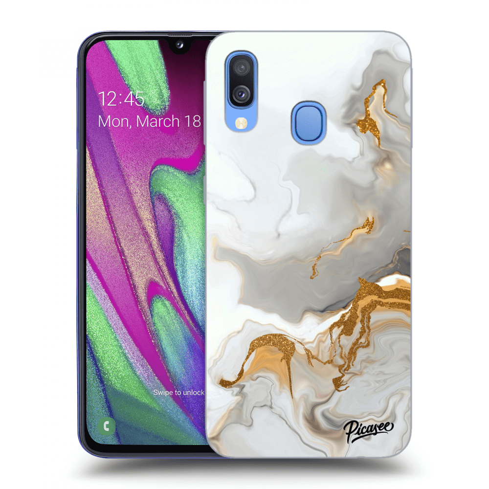 Picasee Samsung Galaxy A40 A405F Hülle - Transparentes Silikon - Her
