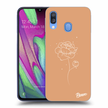 Hülle für Samsung Galaxy A40 A405F - Peonies