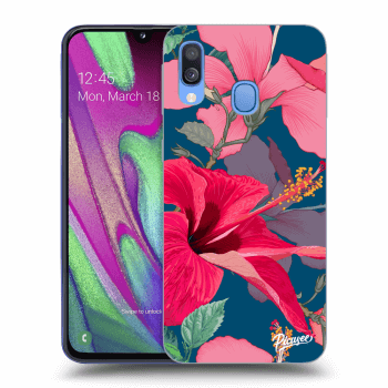 Hülle für Samsung Galaxy A40 A405F - Hibiscus