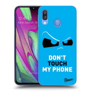 Hülle für Samsung Galaxy A40 A405F - Cloudy Eye - Blue