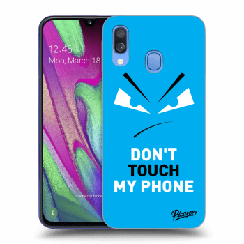 Hülle für Samsung Galaxy A40 A405F - Evil Eye - Blue