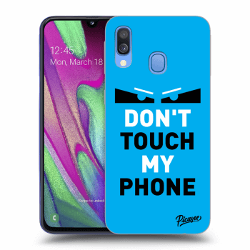 Hülle für Samsung Galaxy A40 A405F - Shadow Eye - Blue