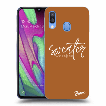 Hülle für Samsung Galaxy A40 A405F - Sweater weather