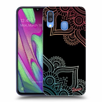 Hülle für Samsung Galaxy A40 A405F - Flowers pattern