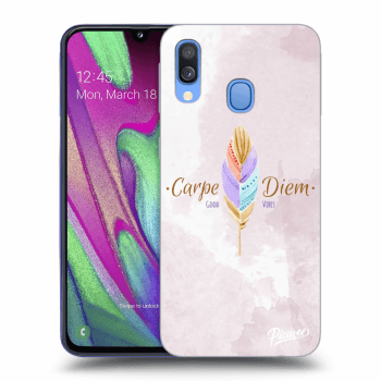 Hülle für Samsung Galaxy A40 A405F - Genieße den Tag