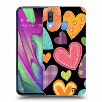 Picasee ULTIMATE CASE für Samsung Galaxy A40 A405F - Colored heart