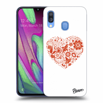 Hülle für Samsung Galaxy A40 A405F - Big heart