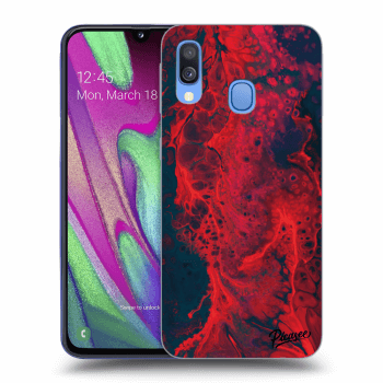 Hülle für Samsung Galaxy A40 A405F - Organic red