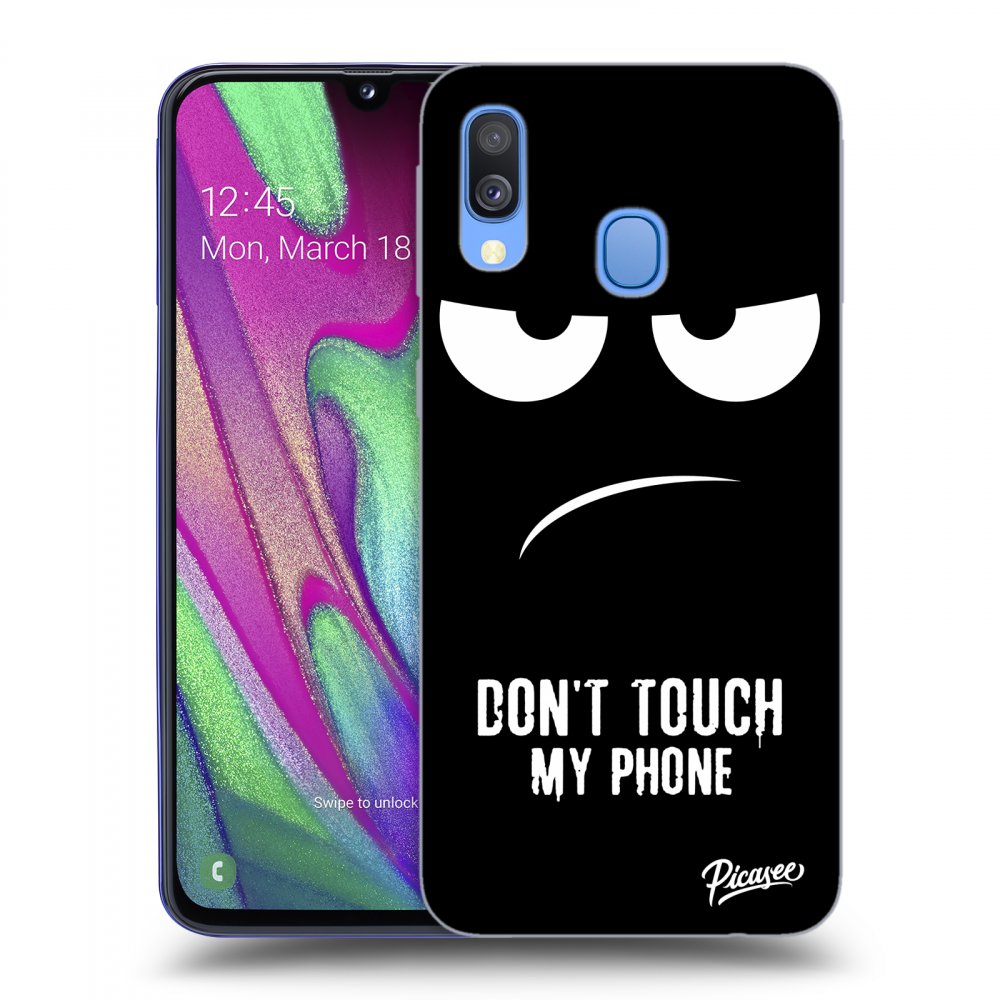 Picasee ULTIMATE CASE für Samsung Galaxy A40 A405F - Don't Touch My Phone