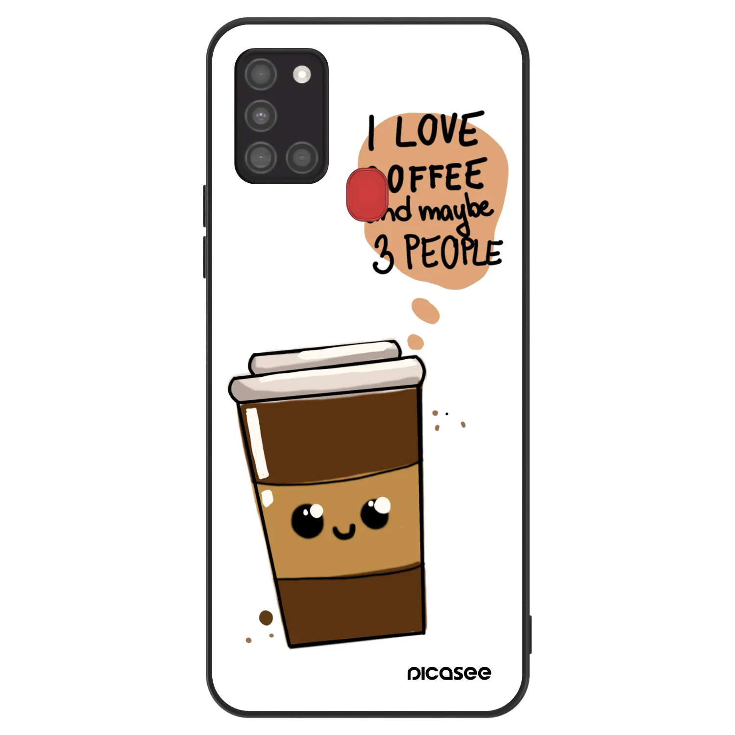 Picasee ULTIMATE CASE für Samsung Galaxy A21s - Cute coffee