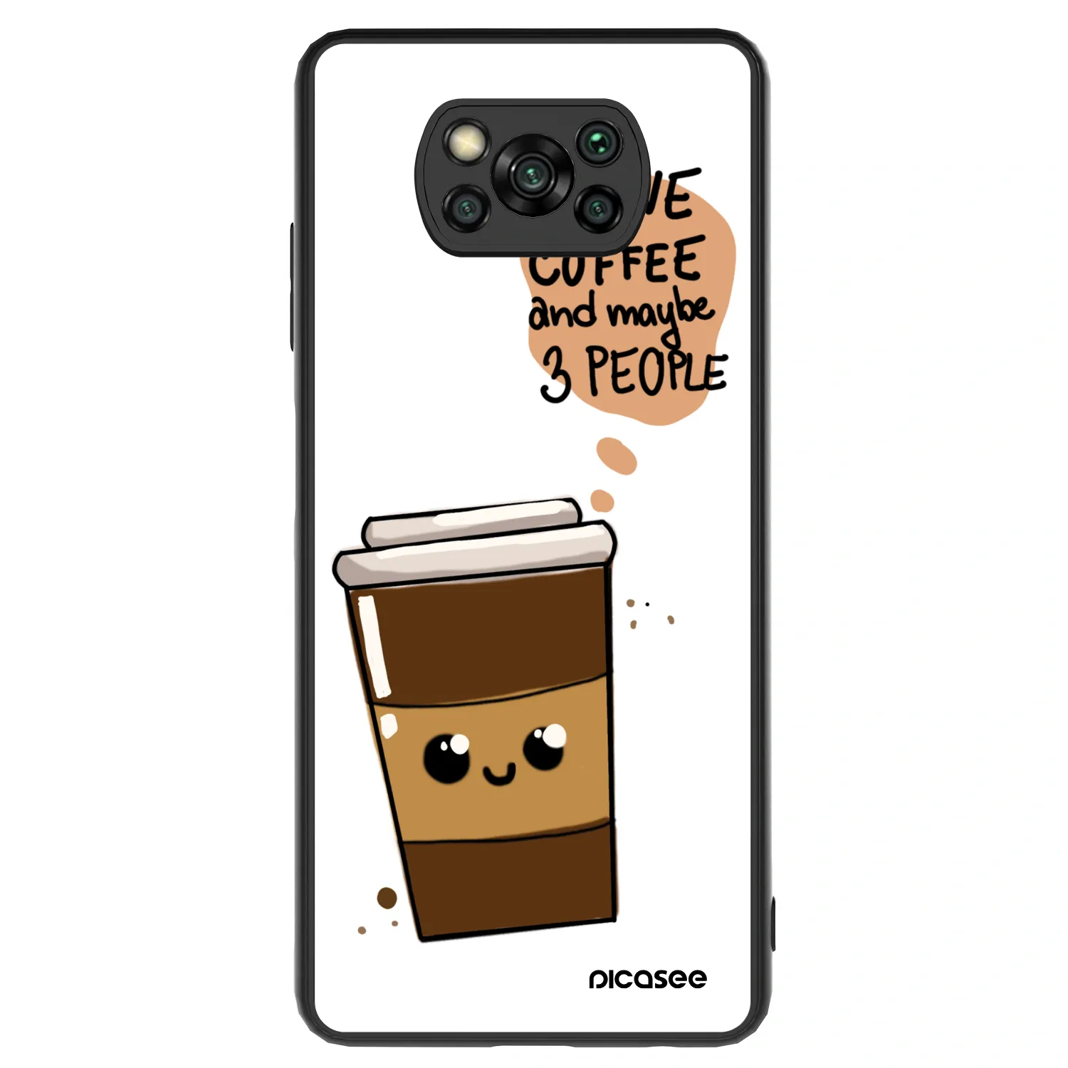 Picasee ULTIMATE CASE für Xiaomi Poco X3 - Cute coffee