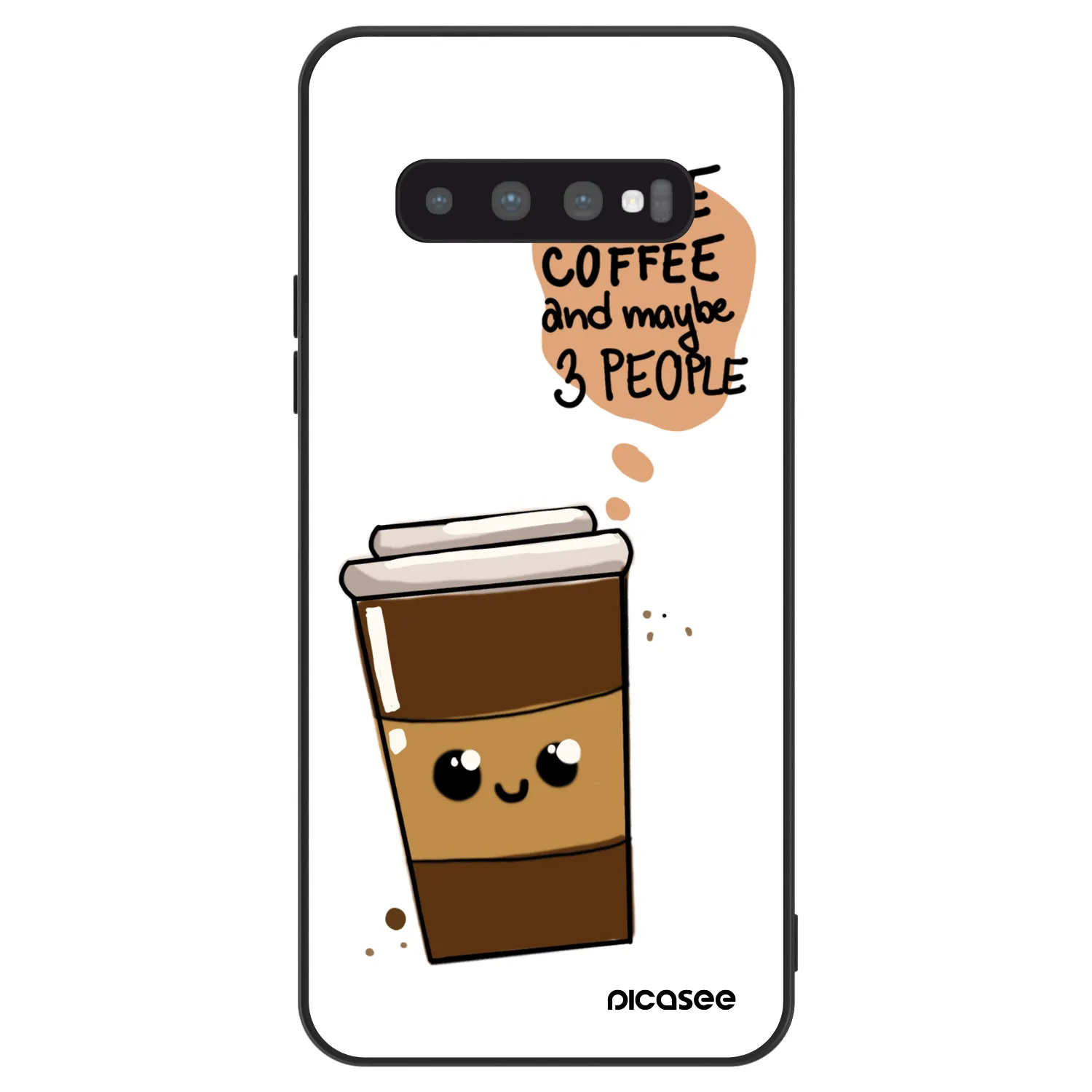 Picasee ULTIMATE CASE für Samsung Galaxy S10 G973 - Cute coffee