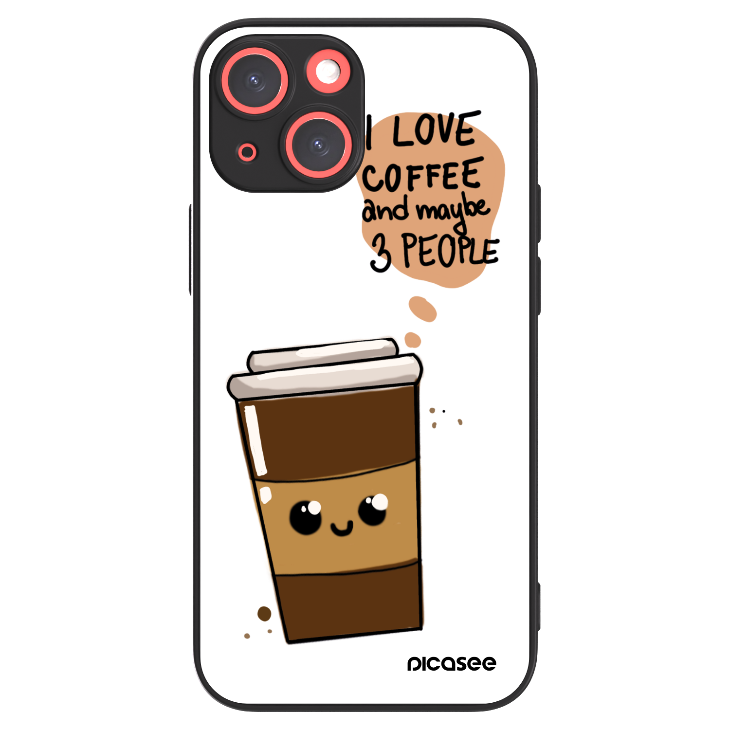 Picasee ULTIMATE CASE für Apple iPhone 13 mini - Cute coffee