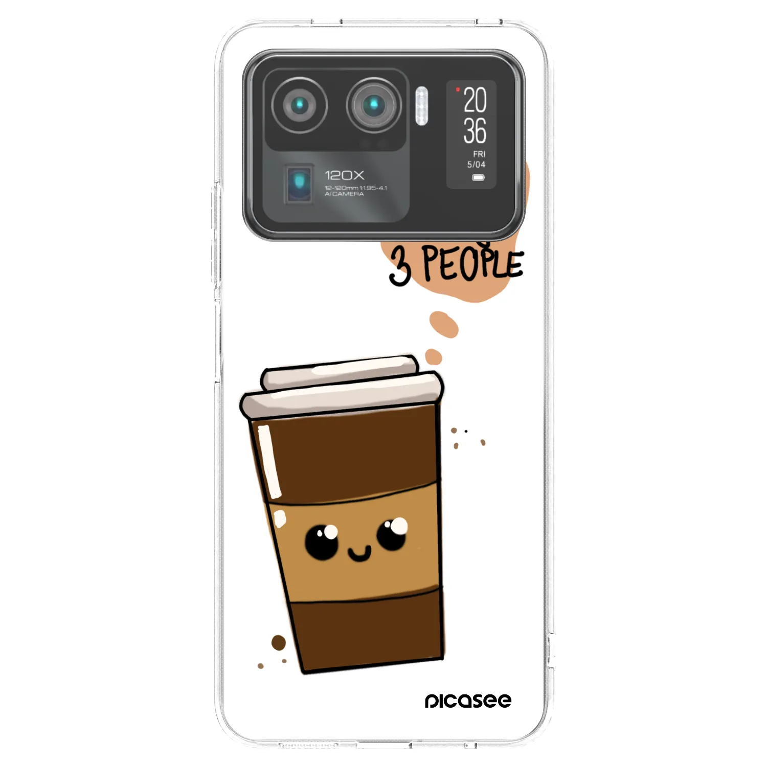 Picasee Xiaomi Mi 11 Ultra Hülle - Transparentes Silikon - Cute coffee