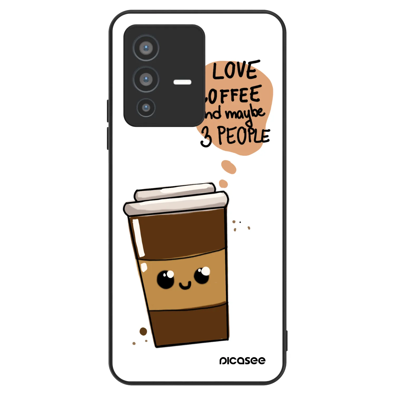 Picasee ULTIMATE CASE für Vivo V23 5G - Cute coffee