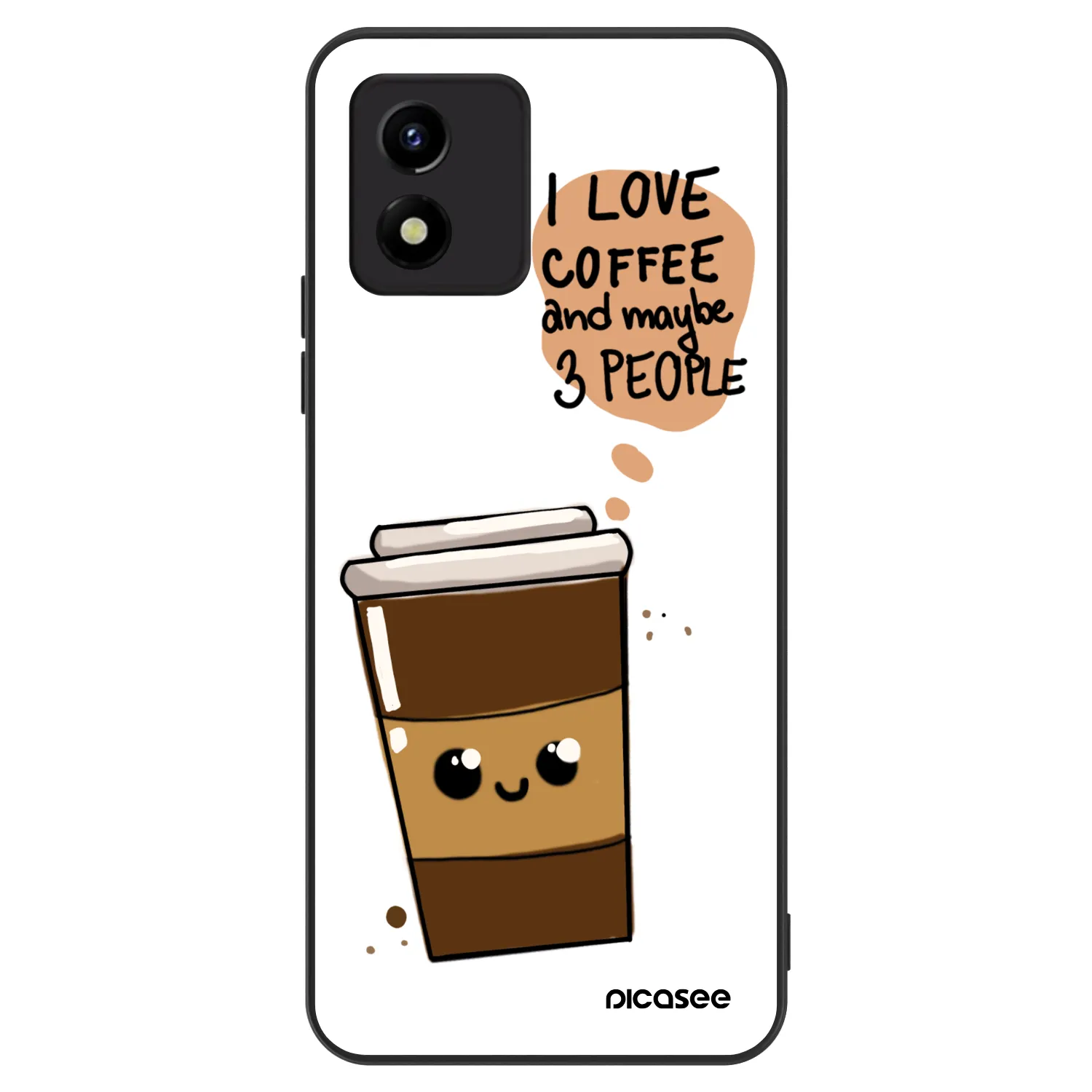 Picasee ULTIMATE CASE für Vivo Y01 - Cute coffee
