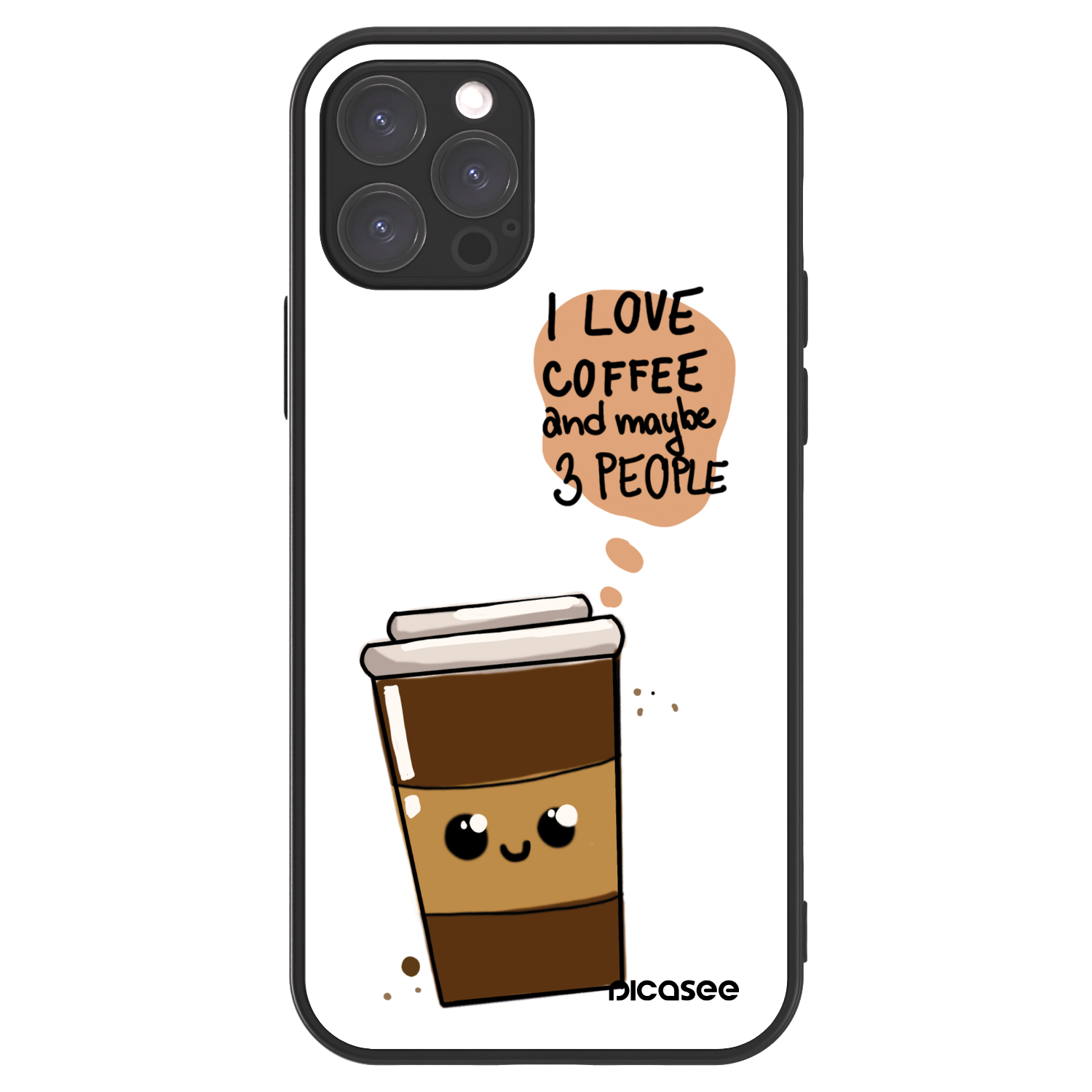 Picasee ULTIMATE CASE MagSafe für Apple iPhone 12 Pro - Cute coffee