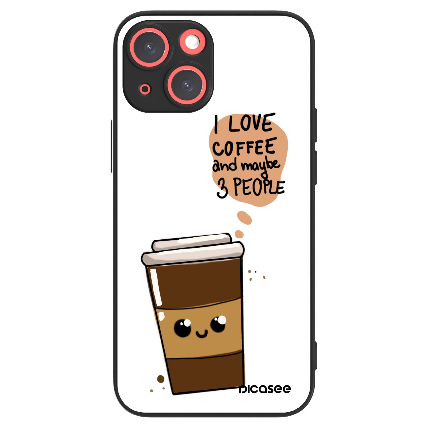 Picasee ULTIMATE CASE MagSafe für Apple iPhone 13 mini - Cute coffee