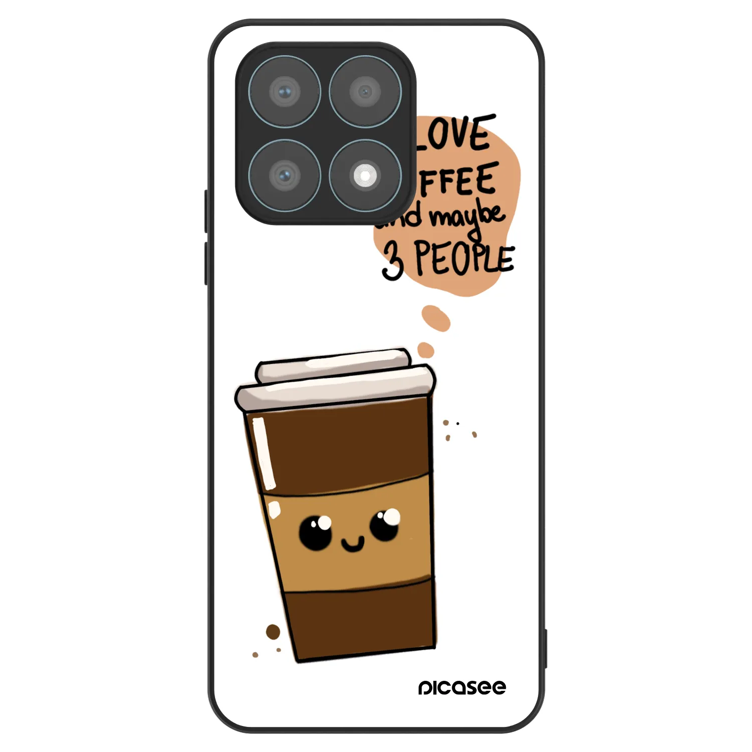Picasee ULTIMATE CASE für Honor X8a - Cute coffee