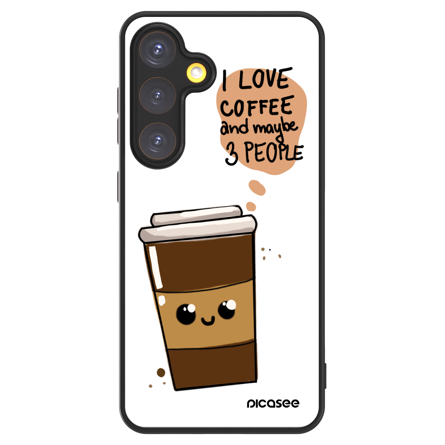 Picasee ULTIMATE CASE PowerShare für Samsung Galaxy S24 S921B 5G - Cute coffee