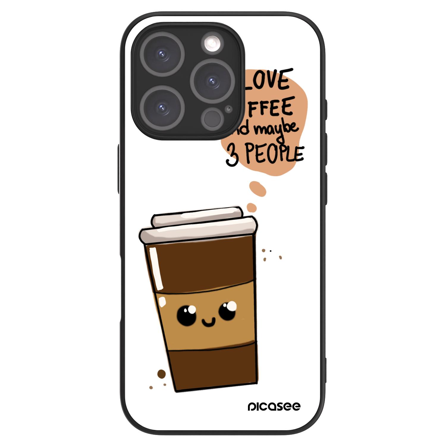 Picasee ULTIMATE CASE für Apple iPhone 16 Pro - Cute coffee