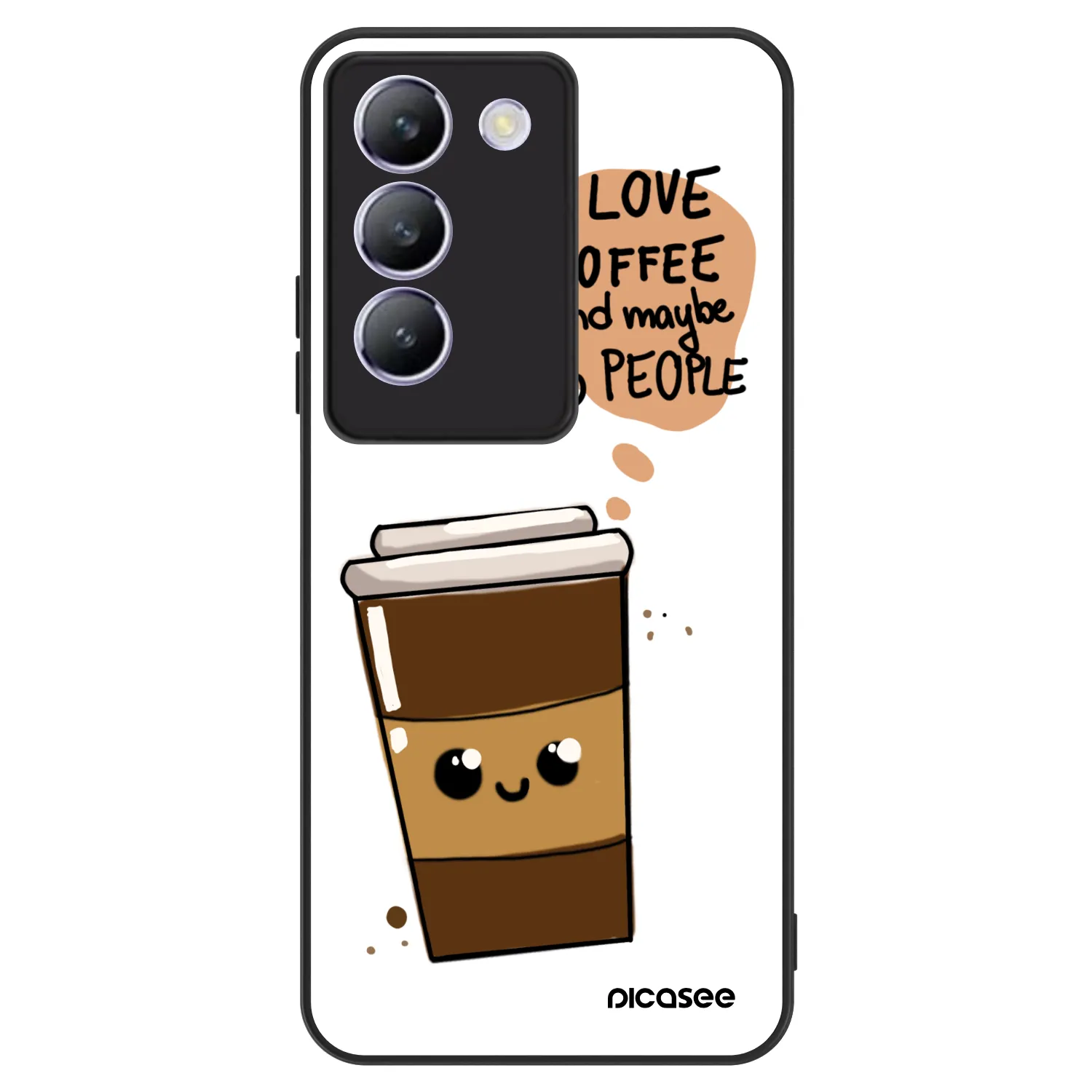 Picasee ULTIMATE CASE für Vivo V40 SE 5G - Cute coffee