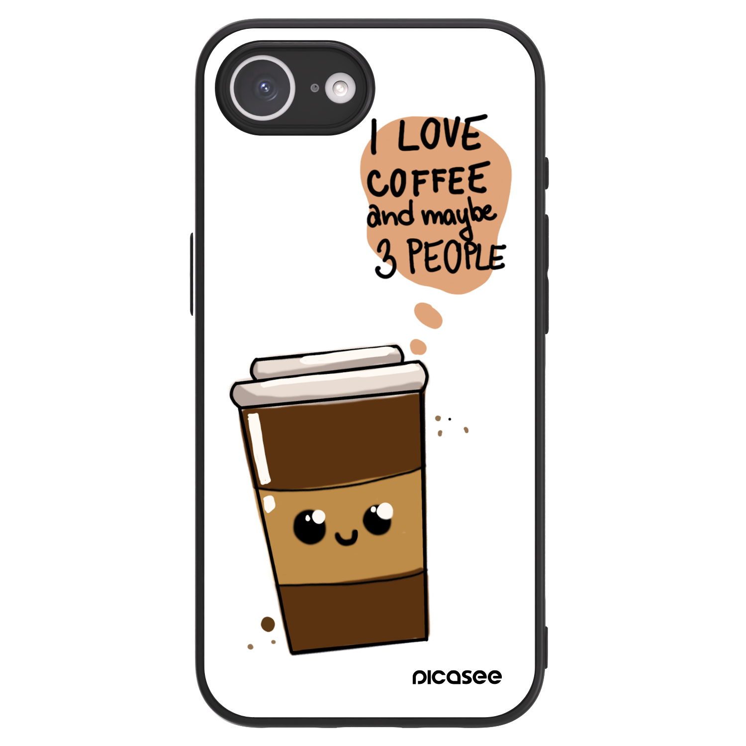 Picasee ULTIMATE CASE für Apple iPhone 16e - Cute coffee