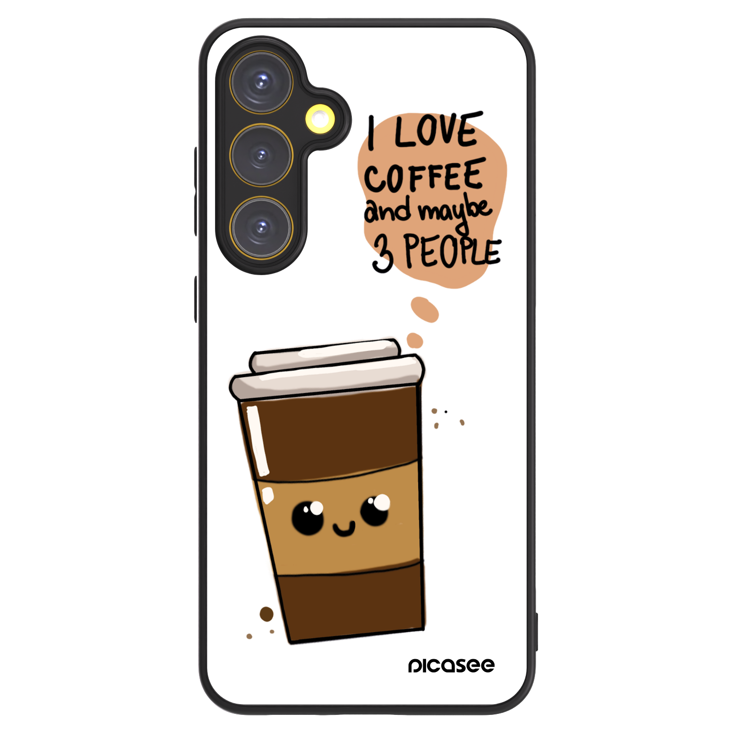 Picasee ULTIMATE CASE PowerShare für Samsung Galaxy S24 FE S721B - Cute coffee