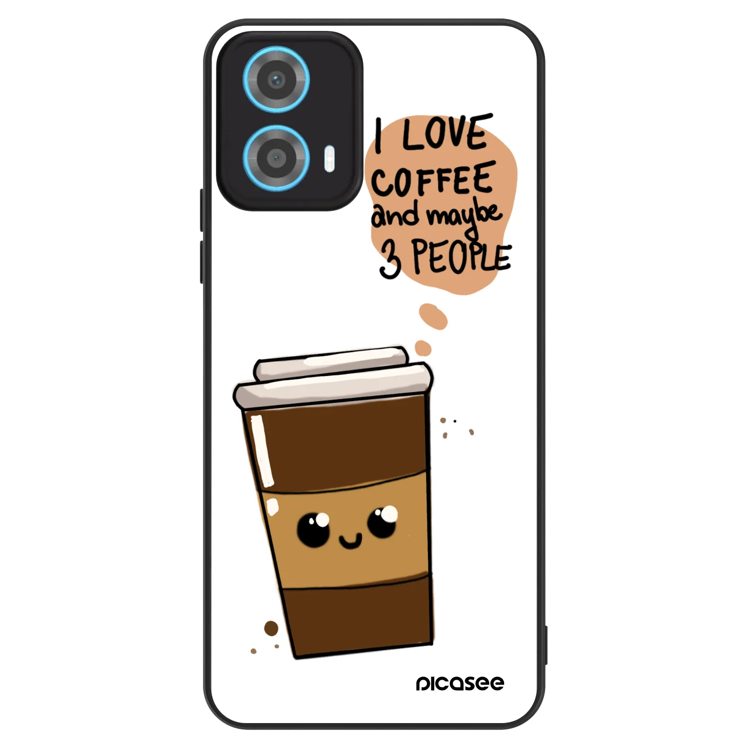 Picasee ULTIMATE CASE für Motorola Moto G34 5G - Cute coffee