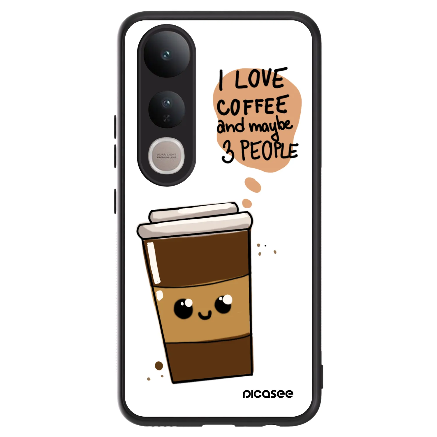 Picasee ULTIMATE CASE für Vivo V50 Lite 5G - Cute coffee