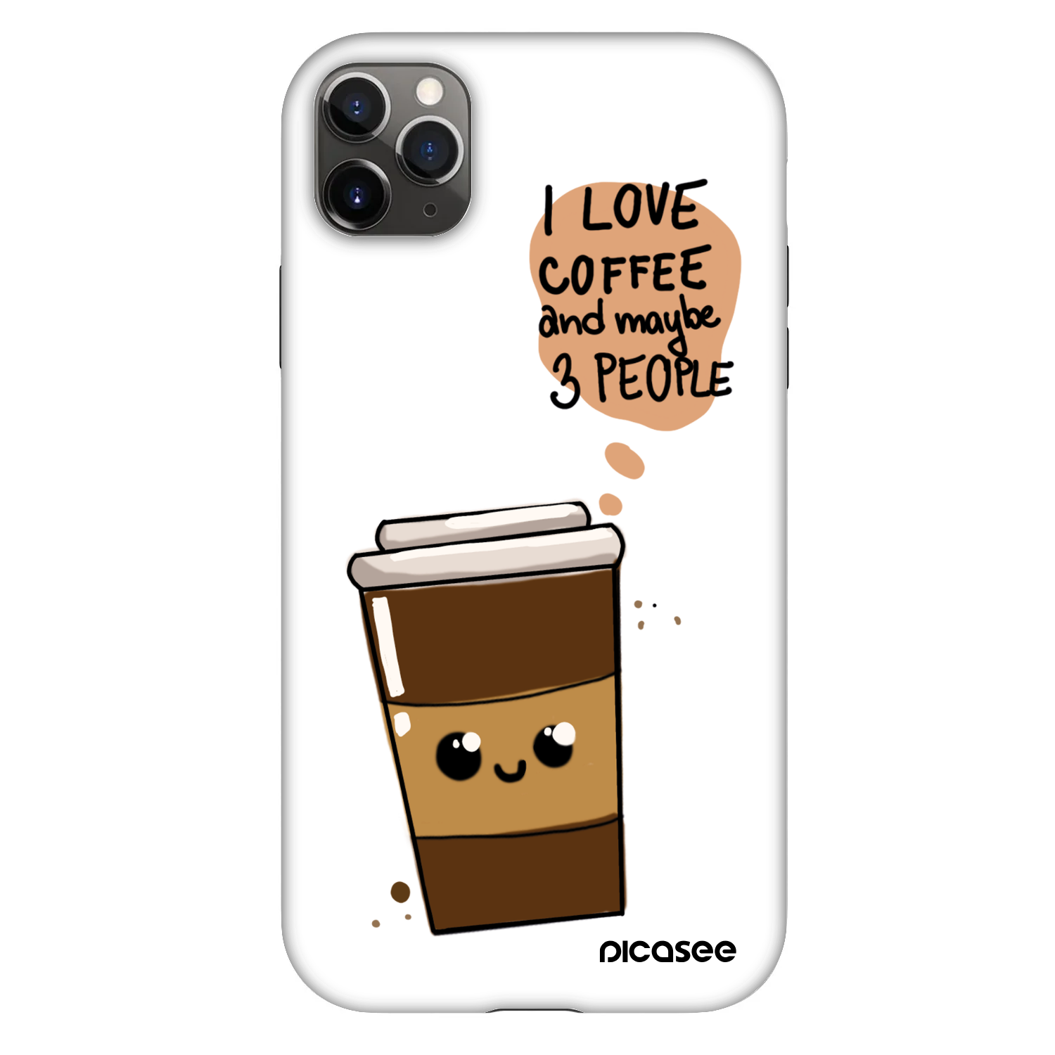 Picasee Fashion Case für Apple iPhone 11 Pro Max - Cute coffee