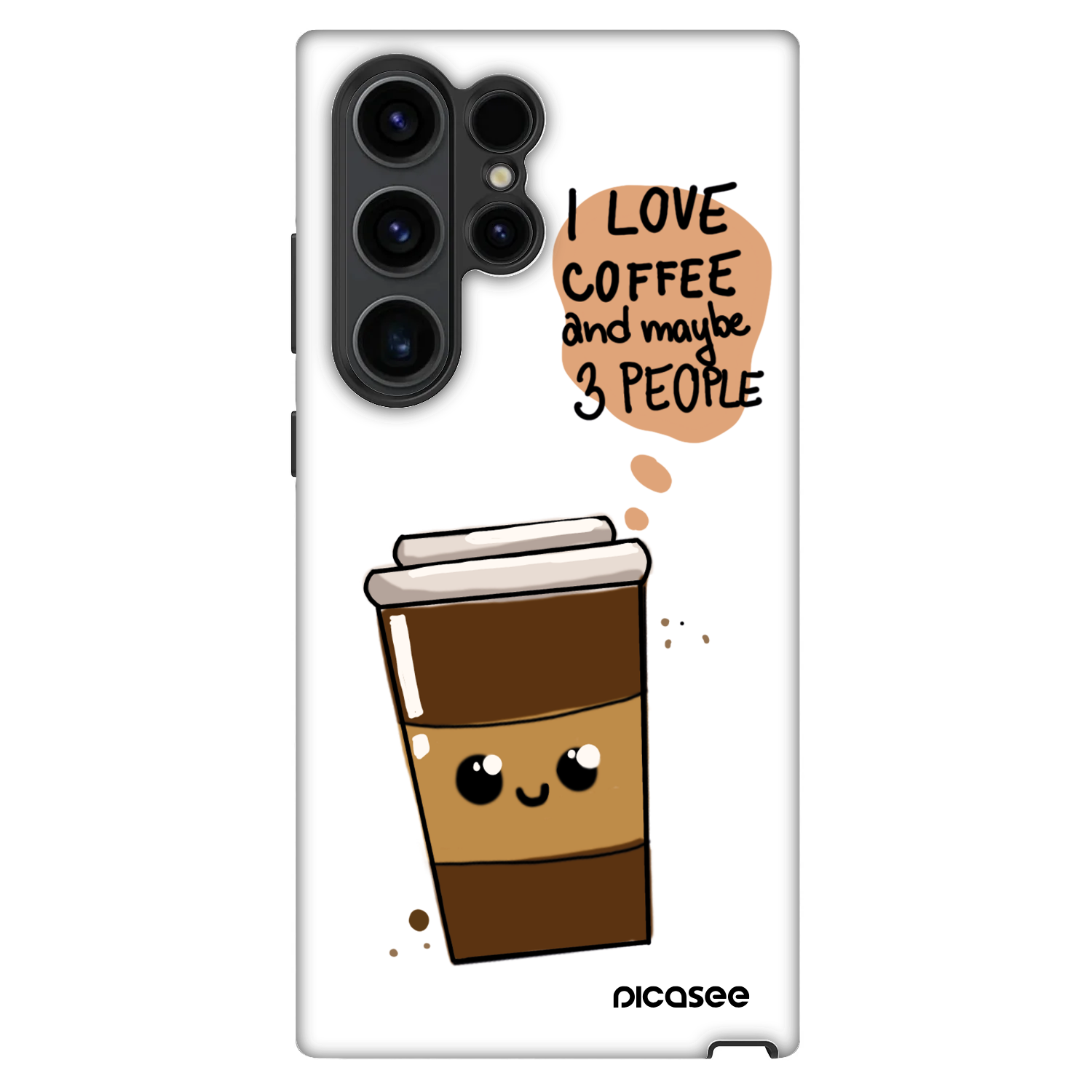 Picasee Fashion Case für Samsung Galaxy S23 Ultra 5G - Cute coffee