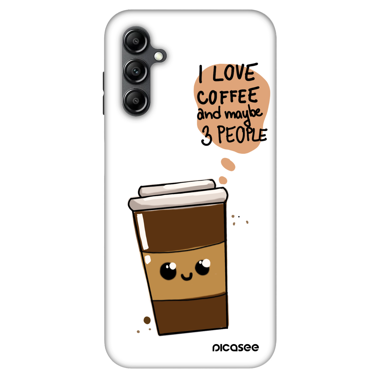 Picasee Fashion Case für Samsung Galaxy A14 4G A145R - Cute coffee